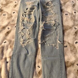 American Eagle Outfitters Light Blue Denim Jeans